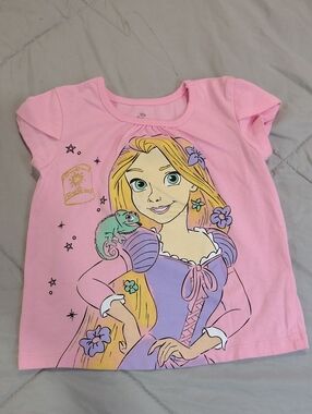 Disney Pink Rapunzel Graphic Tank Top